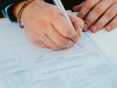 Legal professional at work